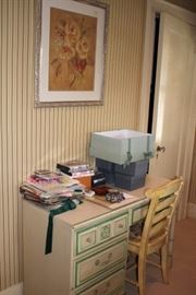 Desk, Chair and Decorative