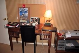 Desk, Chair, Lamp, and more