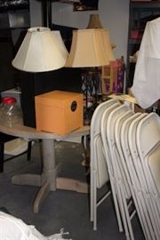 Lamps, Folding Chairs and more
