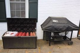 Outdoor Storage and Weber Grill