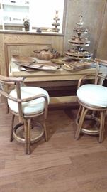 small bar and stools
