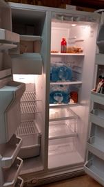 whirlpool side by side refrigerator