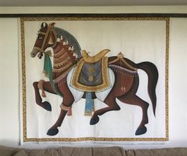 canvas horse painting