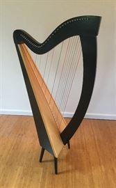Backside of harp