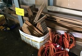 lotsa wood floor slats