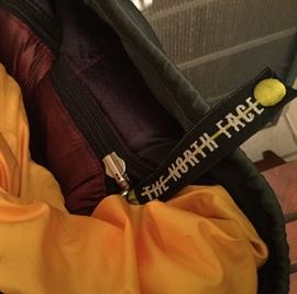North face sleeping bag