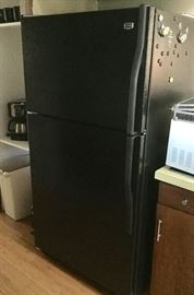Black fridge