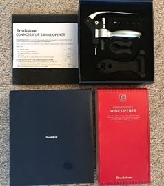Brookstone Connoisseur's Wine Opener, new in Box