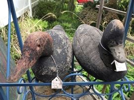 Vintage wood duck decoys 