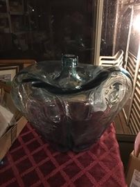 Check it out. Huge glass pumpkin !