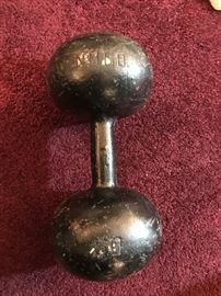 Old time barbell