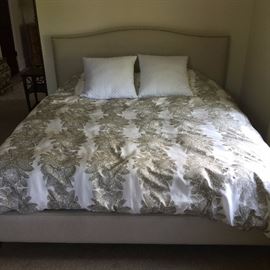 Crate and Barrel King size bed