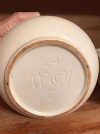 McCoy pottery bottom