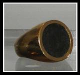 Gold Coin Ring
