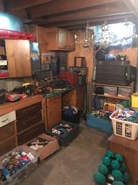 MANY MANY ANTIQUE AND VINTAGE TOOL BOXES