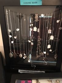 Sterling Silver Necklaces, etc