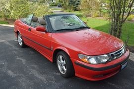 2001 Saab Convertible  around 65,000 miles