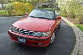 2001 Saab Convertible  around 65,000 miles