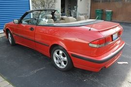 2001 Saab Convertible  around 65,000 miles