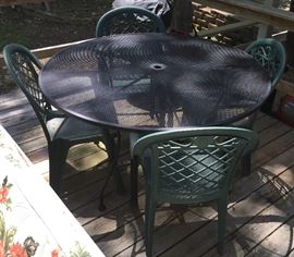 1 OF TWO PATIO SETS