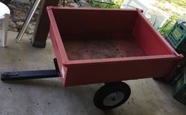 LAWN TRACTOR CART TRAILER