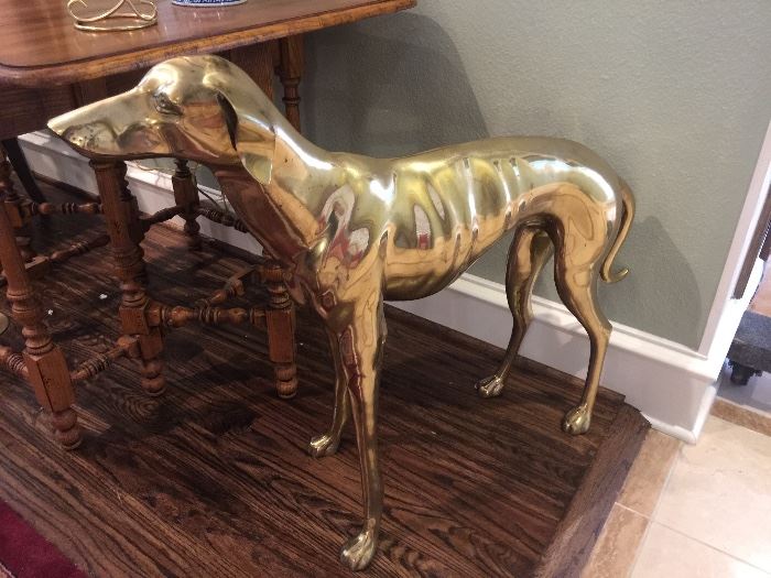 Solid Brass Greyhound