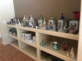 Fenton Collector Bells and figurines