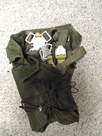 Paratrooper harness and pack