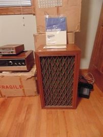 Vintage pioneer speakers and stereo equipment