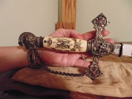 Ornate Knights of Templar sword