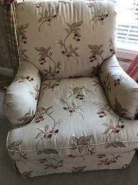 Absolutely gorgeous Sherrill chair with amazing fabric