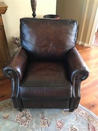 Pair of Bernhardt Leather Recliners 