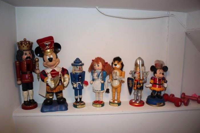 Wooden Figurines - Disney , Wizard of Oz and Nutcracker