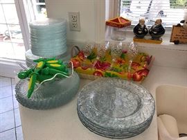 Glassware Dishes, Wine Glasses, Etc