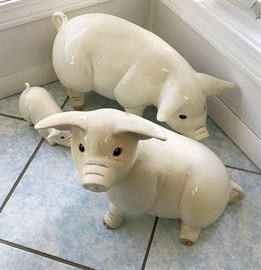 Ceramic Pigs