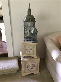 Cute Stacking Boxes & Bird Cages