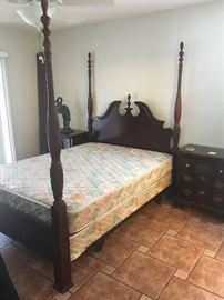 Queen Size Four post Bed