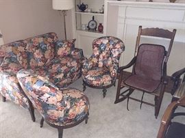 Vintage Furniture Sofa Love Seat