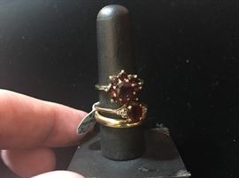14k & 18k Gold rings with rubies