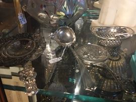 Many pieces of Sterling silver