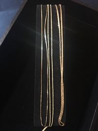 14k & 18K gold chains