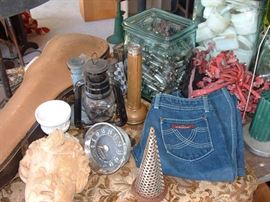 At least 3 of the glass battery jars