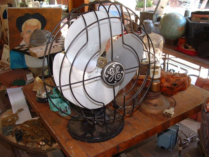 mid century GE fan - working condition
