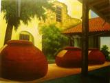 Cuban Artist: Tinajones De Camaguey 24 X 31