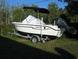 2003 Century 18'......Yamaha 4 stroke 115 HP (200 hours)....with trailer.
Enjoyed on the Lake.....never in salt water.....