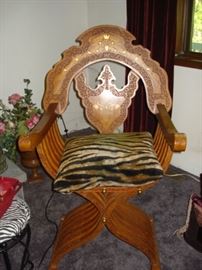Hand Carved Chair