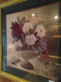 Flowers & fruit frame art