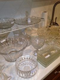 Variety of bowls & serving selections