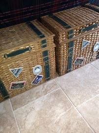 Two identical trunks