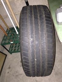 One Michelin tire